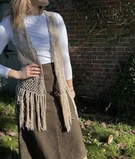 Free Size 6-18 Ecru Crochet