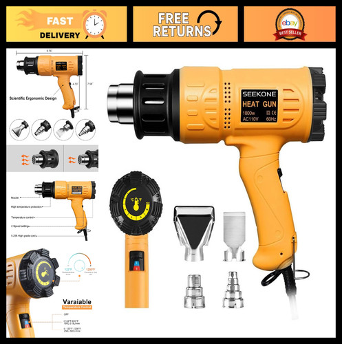 1800w heat gun with variable - heat,