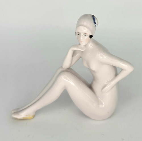 Antique bathing beauty - antique,