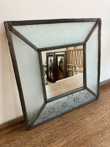 Leaded stained glass effect - glass,