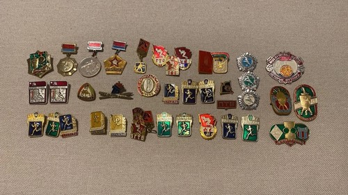 Soviet sport badges olympics - sport, badges: