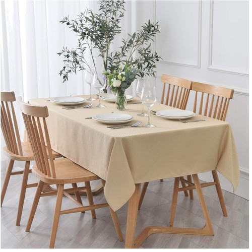 Classic textured tablecloth - textured,