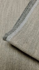 LINWOOD PRONTO  100% COTTON FURNISHING / UPHOLSTERY FABRIC IN DOVE 380cm X 140cm