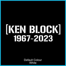 Ken Block Tribute Stickers x2