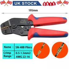 Cable Crimper Non-insulated Electrical Ferrule Ratchet Wire Plier Crimping Tool