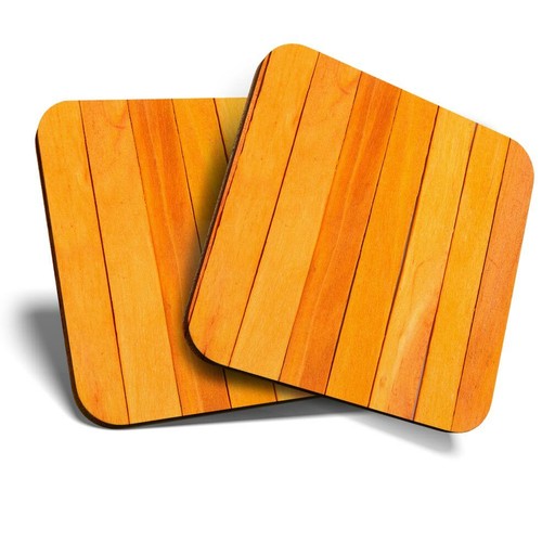 Coasters orange wood - x,