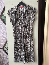 John Zack Mini Dress Leopard