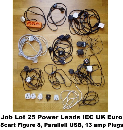 Job lot power leads iec - job,
