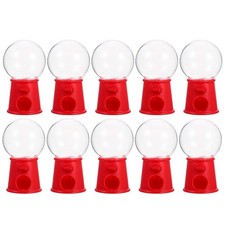 10Pcs Plastic Gumball Machines