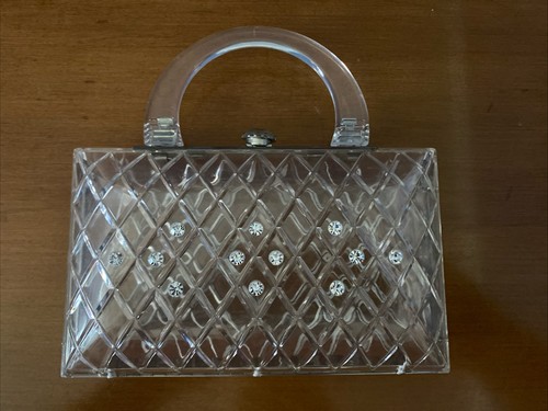 Vintage 1950s clear - clear, lucite