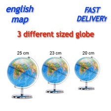 English World Globe For Office w/Steel Arc 20/23/25CM