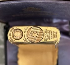 Vintage Gold Plated Ronson Varaflame Electronic Gas Lighter Orig.not Working 70s