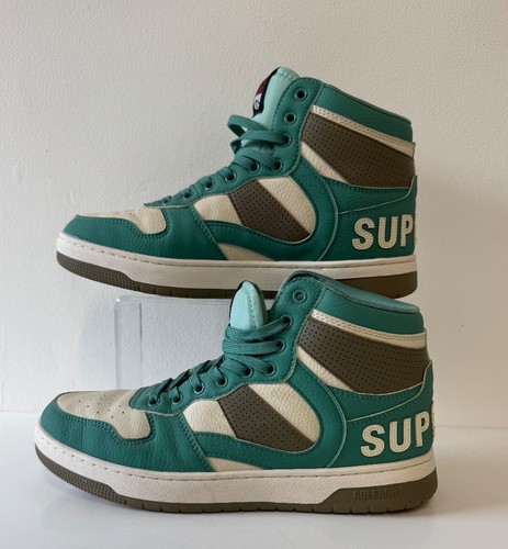 Superdry green brown white - green/brown/white, mid