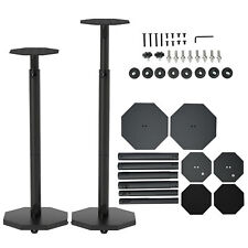 2 × Floor Speaker Stands Adjustable Height for Studio Monitor Speaker Stands UK