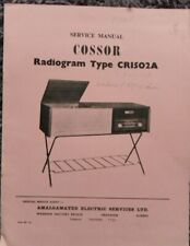 Cossor Radiogram Record Player CR1502A Service manual