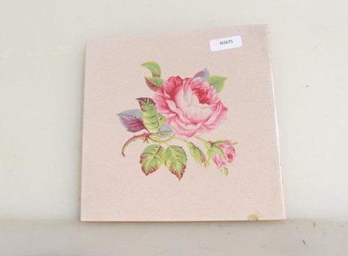 Antique ceramic tile vintage - ceramic,