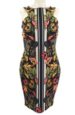 Next Petite Floral Dress Multicolor Mini Sleeveless Formal Elegant Size UK 10