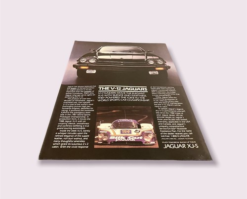 Jaguar v12 silence and - xj-s,