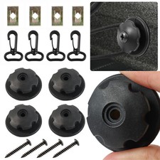 Cargo Hardware Retaining Clip Anchors Screw Fixing Auto Storage Mesh Net Kits UK