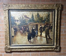 Superb oil painting from studio of Miguel Canals (1925-95) after Jean Béraud 