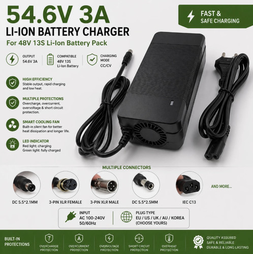 Li ion battery - 54.6v,
