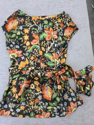 Clements ribeiro floral satin - ribeiro,