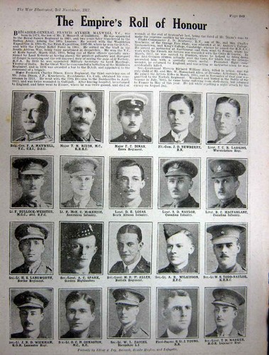 Old vintage print 1917 - old,