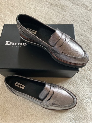 Dune ladies penny loafer shoes - ladies,