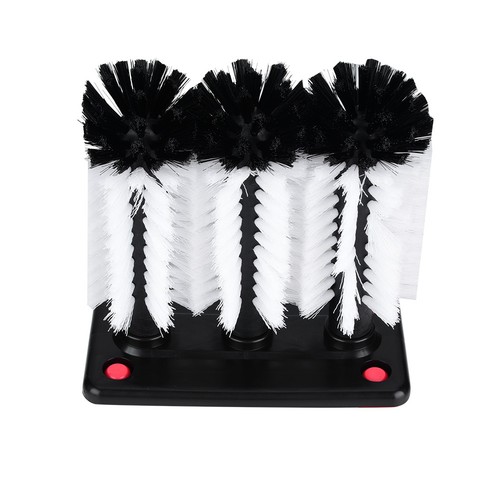 Triple brush bar glass washer - triple,