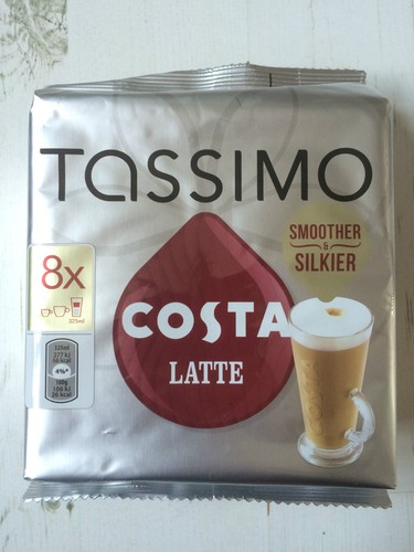 Tassimo costa latte pack - costa, 8