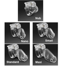 Resin Male Chastity Cage Device 2 Colors 4 Size Bondage Lockable Restraint BDSM