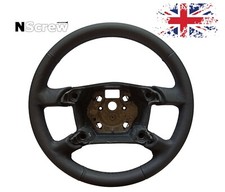 VW Volkswagen Transporter T5 (2003-2009) 4 spoke LEATHER Driving Steering Wheel