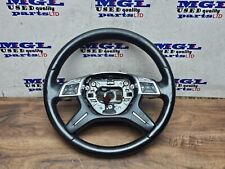 MERCEDES ML W166 AMG LEATHER STEERING WHEEL MULTIFUNCTION PADDLE SHIFT 2012-2015