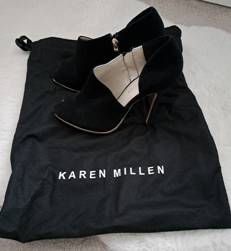 Karen millen black suede - karen,
