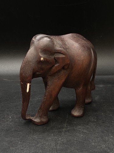 Ebony wooden elephant - ebony,