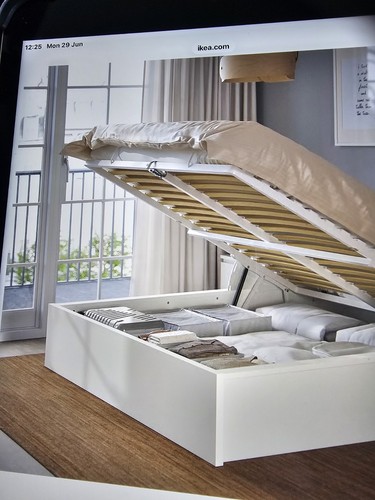 Malm white king - , ottoman