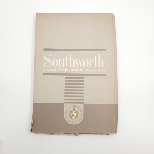 Southworth typewriter paper - southworth,