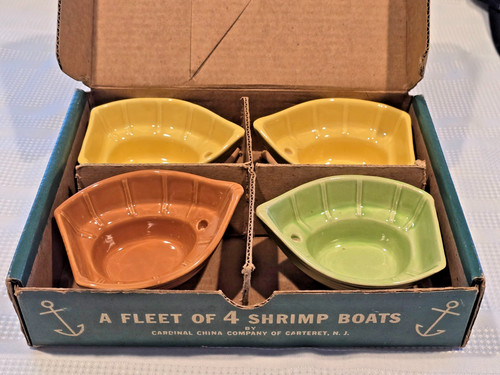 Vintage shrimp boats - vintage,
