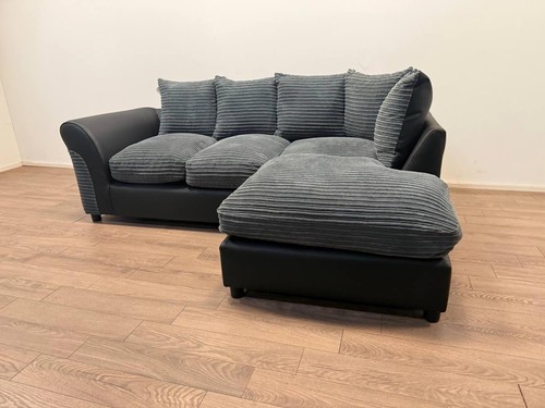 Harry charcoal fabric faux - &,