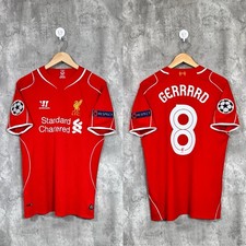 Liverpool 2014/15 Home Original Football Shirt Gerrard #8 - Medium