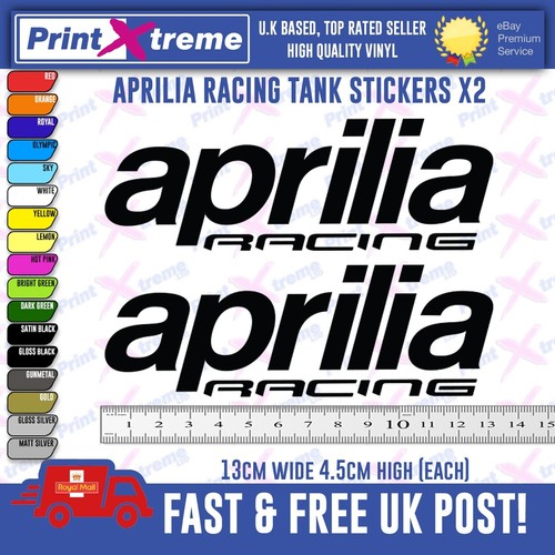 Aprilia racing tank decal - aprilia,