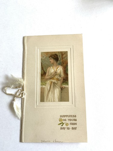 Antique birthday card - birthday,
