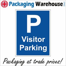 TR510 VISITOR PARKING SIGN OFFICE CAR PARK SHORT TERM WORKPLACE GUEST SPACE REP