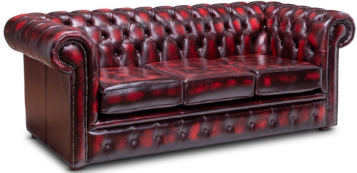 Chesterfield three seater sofa - chesterfield,