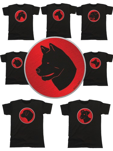 Mens dog cotton shirt retro - mens,