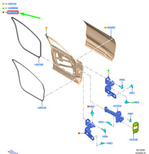 FORD Mustang Mach-E Front Left Door Lower Hinge 5580906 NEW GENUINE