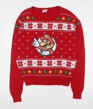 Super Mario Men's Red XL