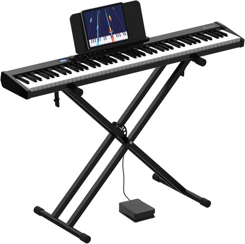 Key digital piano with - key,