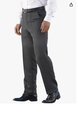 Clifford James Cavalry Twill Trousers Charcoal W34 L31 LN150 GG 01