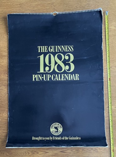 1983 guinness calendar - guinness, up